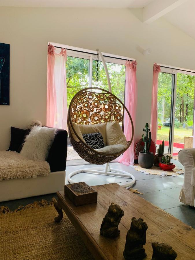 Hacienda De La Canopee Avec Piscine Chauffee Au Sel Hourtin Dış mekan fotoğraf